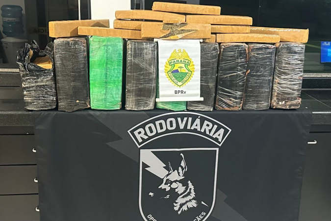 Polícia Militar do Paraná apreende mais de 200 quilos de maconha em Cruzeiro do Oeste