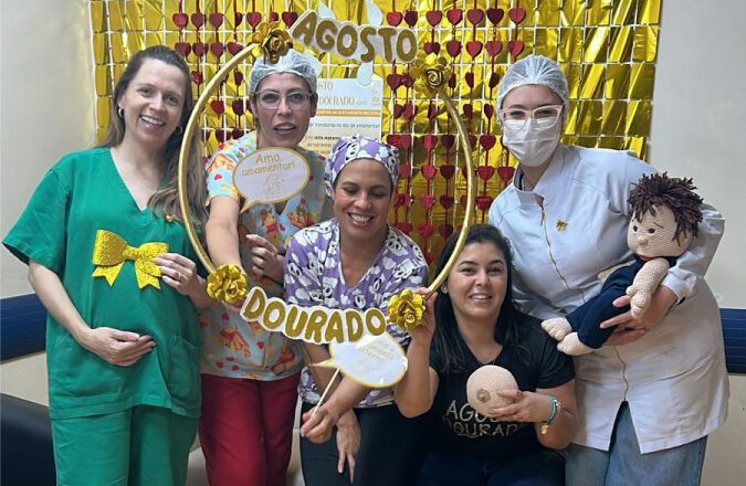 Agosto Dourado: ações no Litoral reforçam importância do aleitamento materno