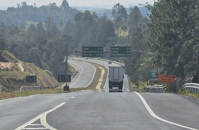 Duplicação entre Mauá da Serra e distrito de Londrina chega aos 74,7% de execução